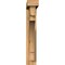 Ekena Millwork Merced Block Rough Sawn Bracket w/ Offset Brace, Western Red Cedar, 4"W x 20"D x 24"H BKT0402X20X24MRC05RWR - alternate 4